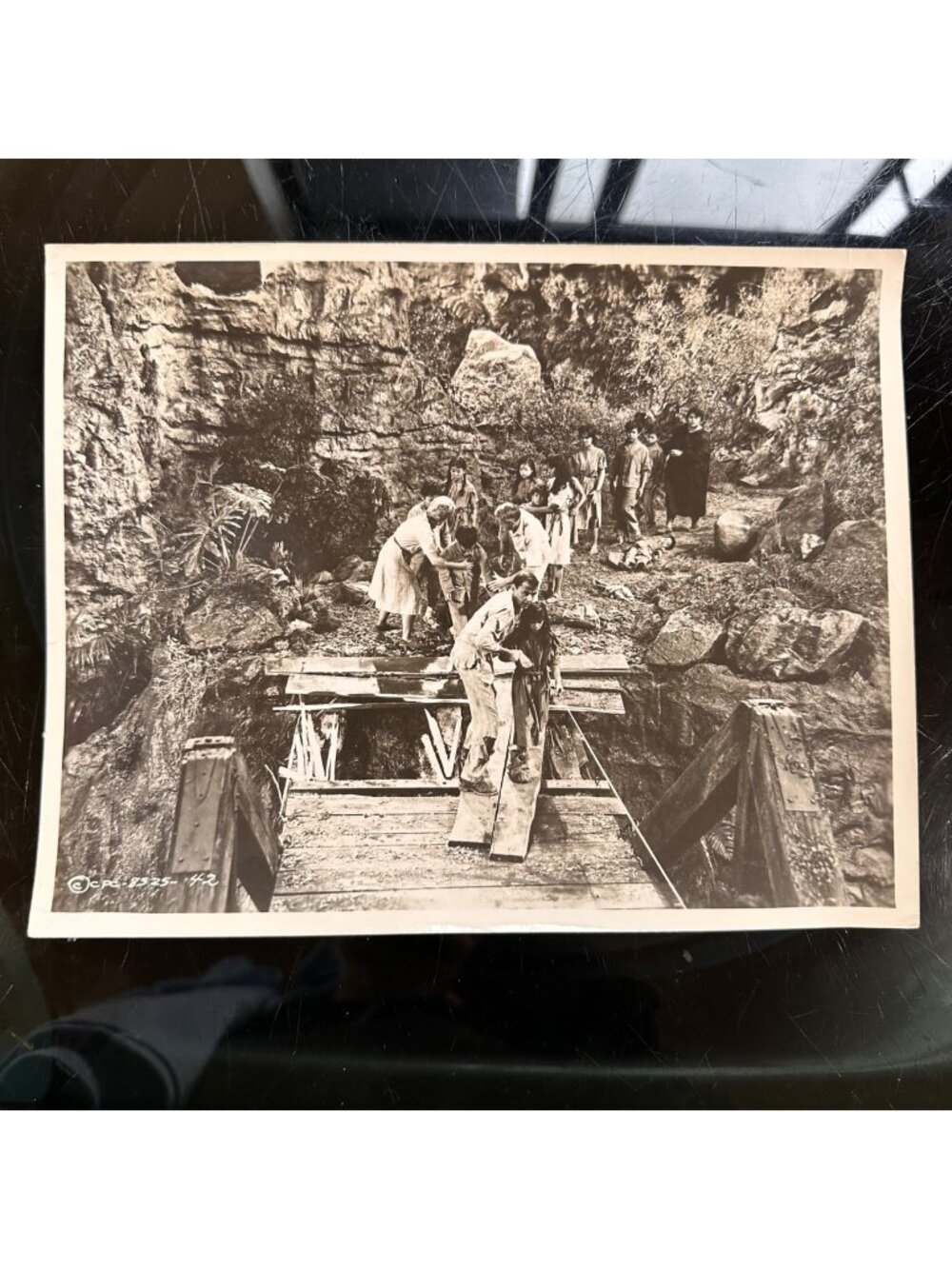 The Devil At 4 OClock 1961 Vintage Movie Still Photo Ravine Scene 10"x8" Black &